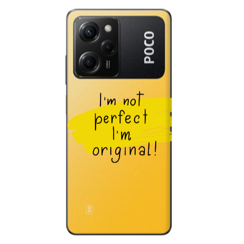 Xiaomi Poco X5 Pro I m not perfect Transparent Silicone TPU Θήκη