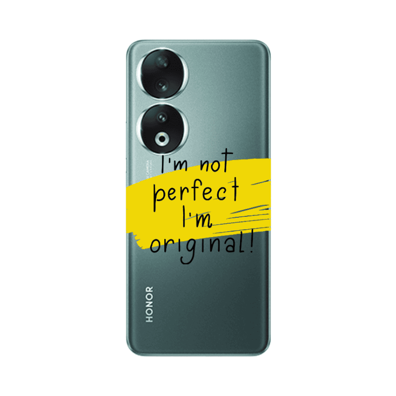 Honor 90 5G I m not perfect Transparent Silicone TPU Θήκη