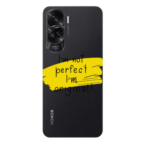 Honor 90 Lite 5G I m not perfect Transparent Silicone TPU Θήκη