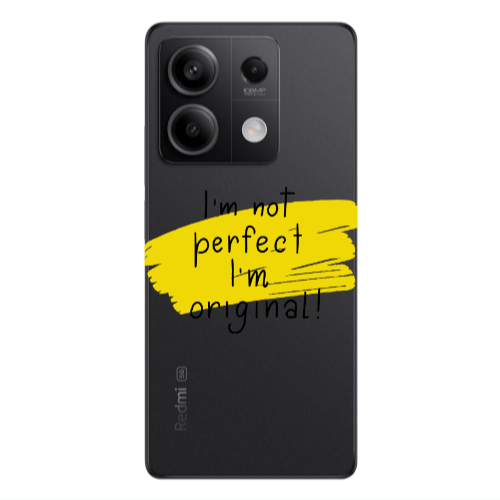 Xiaomi Redmi Note 13 5G I m not perfect Transparent Silicone TPU Θήκη