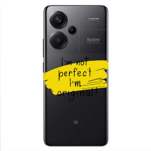Xiaomi Redmi Note 13 Pro+ 5G  I m not perfect Transparent Silicone TPU Θήκη