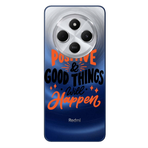 Xiaomi Redmi 14c Stay Positive Transparent Silicone TPU Θήκη