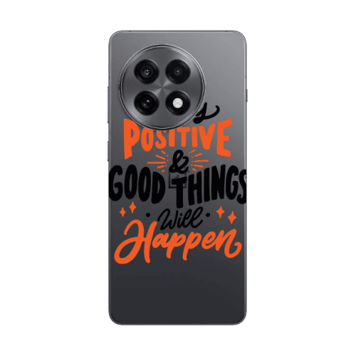 Oneplus 13 5G Stay Positive Transparent Silicone TPU Θήκη