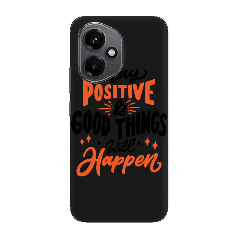 Honor Magic 400 Stay Positive Black Colored Silicone TPU Θήκη