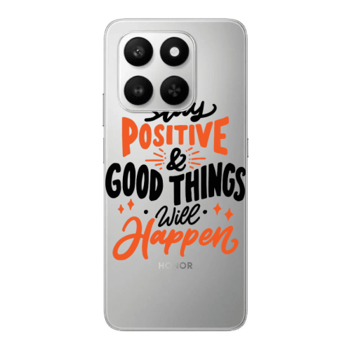 Honor Magic 400 Smart Stay Positive Transparent Silicone TPU Θήκη