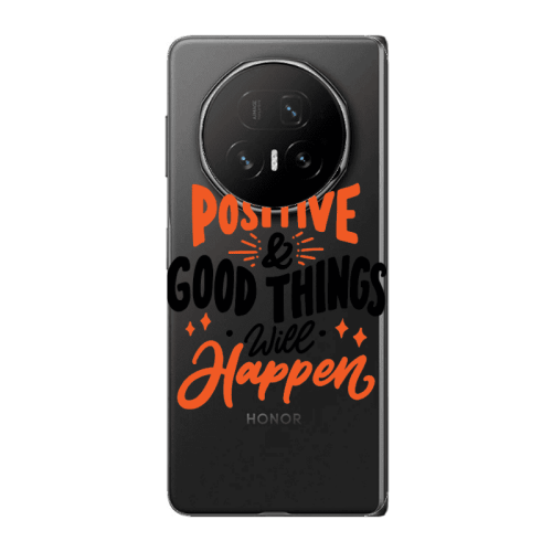 Honor Magic V5 Stay Positive Transparent Silicone TPU Θήκη