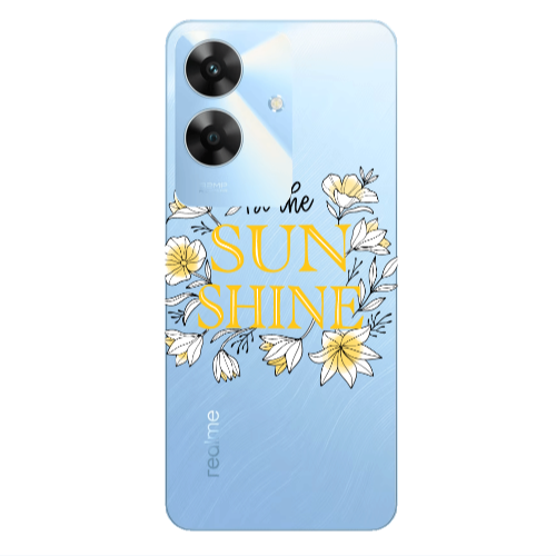 Realme Note 60 Sun Shine Transparent Silicone TPU Θήκη