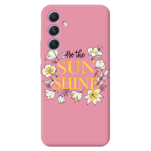 Samsung A36 Sun Shine Pink Colored Silicone TPU Θήκη