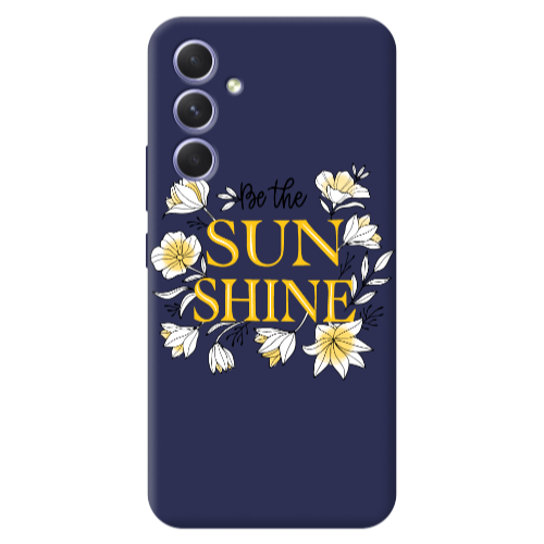 Samsung A56 Sun Shine Dark blue Colored Silicone TPU Θήκη