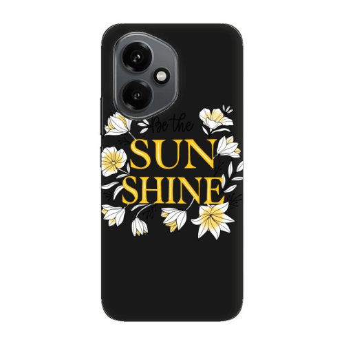 Honor Magic 400 Sun Shine Black Colored Silicone TPU Θήκη
