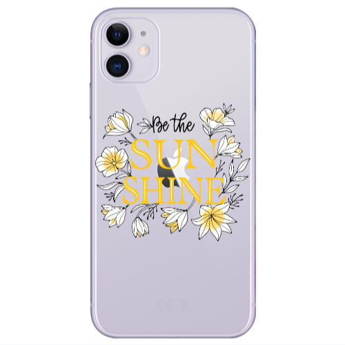 Apple iPhone 11  Sun Shine Transparent Silicone TPU Θήκη