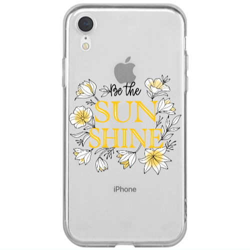 Apple iPhone Xr Sun Shine Transparent Silicone TPU Θήκη
