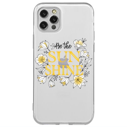 Apple iPhone 12 Pro Sun Shine Transparent Silicone TPU Θήκη