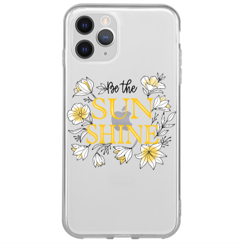 Apple iPhone 11 Pro Max Sun Shine Transparent Silicone TPU Θήκη