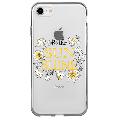 Apple iPhone 7 Sun Shine Transparent Silicone TPU Θήκη