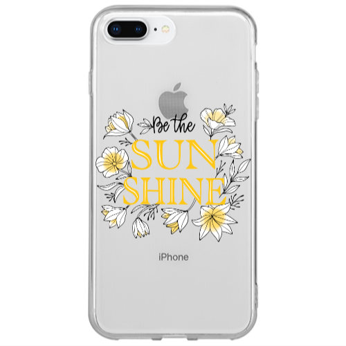 Apple iPhone 7 Plus Sun Shine Transparent Silicone TPU Θήκη