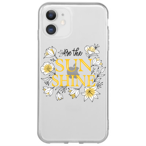 Apple iPhone 12 Mini Sun Shine Transparent Silicone TPU Θήκη