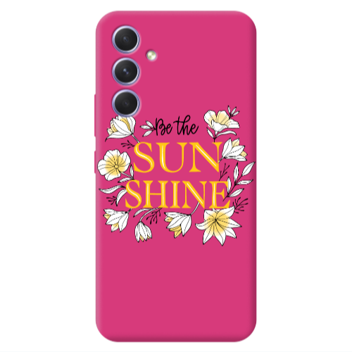 Samsung A54 Sun Shine Fuchsia Colored Silicone TPU Θήκη