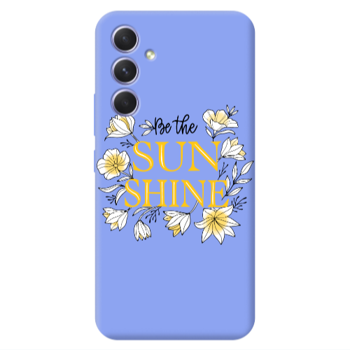 Samsung A54 Sun Shine Light Purple Colored Silicone TPU Θήκη