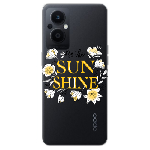 Oppo Reno 7 Lite Sun Shine Transparent Silicone TPU Θήκη