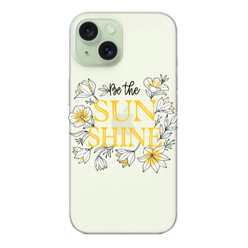 Apple iPhone 15 Sun Shine Transparent Silicone TPU Θήκη