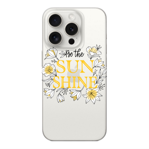 Apple iPhone 15 Pro Sun Shine Transparent Silicone TPU Θήκη