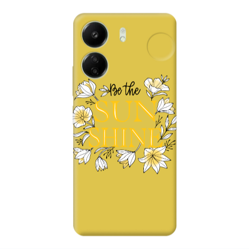Xiaomi Redmi 13C Sun Shine Yellow Colored Silicone TPU Θήκη