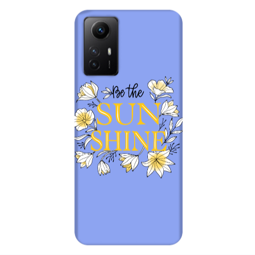 Xiaomi Redmi Note 12s Sun Shine Light Purple Colored Silicone TPU Θήκη