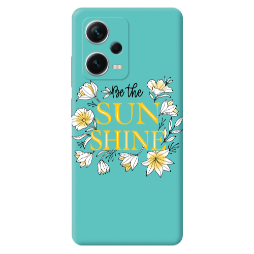 Xiaomi Poco X5 Sun Shine Turquoise Colored Silicone TPU Θήκη