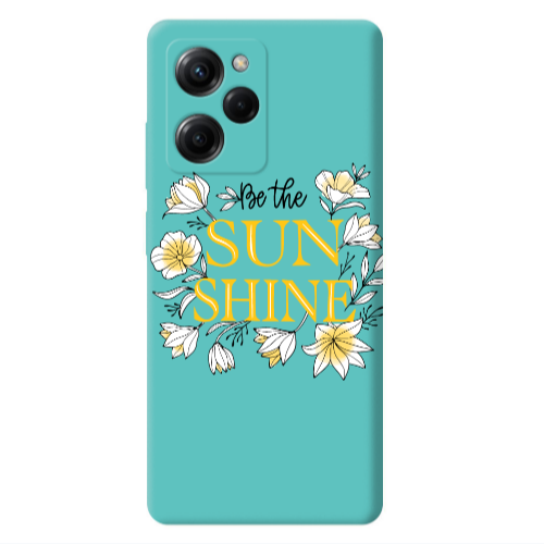 Xiaomi Poco X5 Pro Sun Shine Turquoise Colored Silicone TPU Θήκη