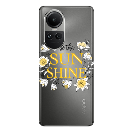 Oppo Reno10 5G Sun Shine Transparent Silicone TPU Θήκη