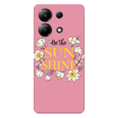Xiaomi Redmi Note 13 4G Sun Shine Pink Colored Silicone TPU Θήκη