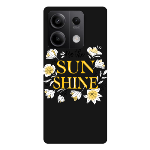 Xiaomi Redmi Note 13Pro 5G Sun Shine Black Colored Silicone TPU Θήκη