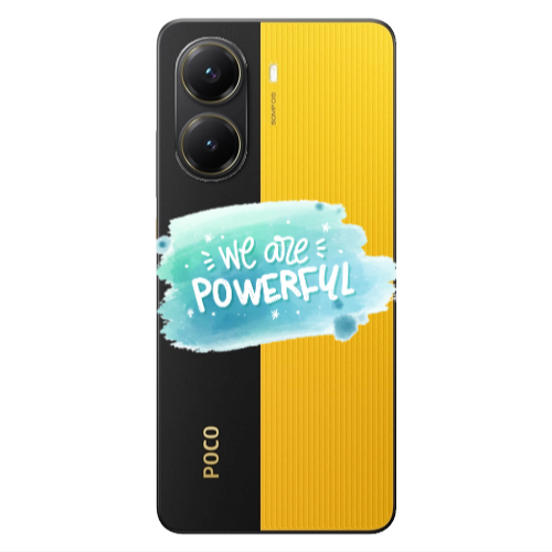Xiaomi Poco X7 Pro We are Powerful Transparent Silicone TPU Θήκη