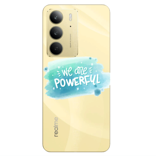 Realme C 75 We are Powerful Transparent Silicone TPU Θήκη