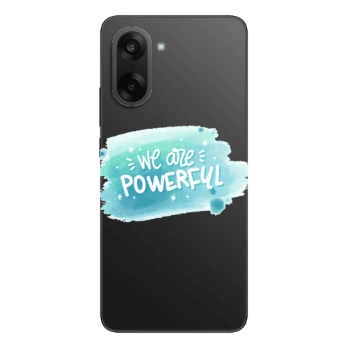 Oneplus Nord CE 5 We are Powerful Transparent Silicone TPU Θήκη
