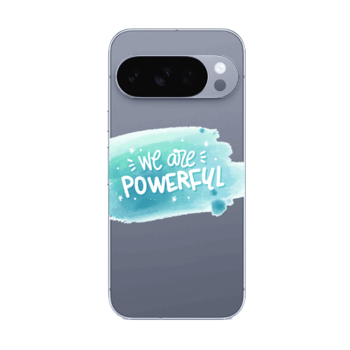 Google Pixel 10 Pro We are Powerful Transparent Silicone TPU Θήκη