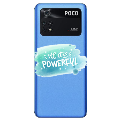 Xiaomi Poco M4 Pro 4G We are Powerful Transparent Silicone TPU Θήκη