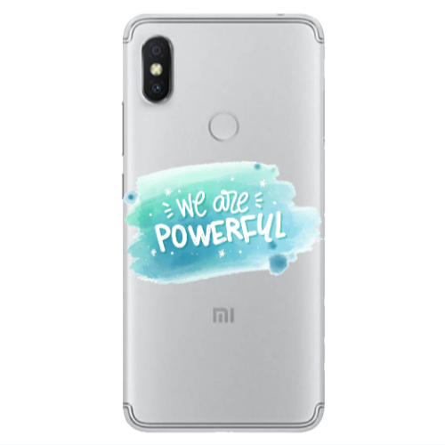 Xiaomi Redmi S2 We are Powerful Transparent Silicone TPU Θήκη