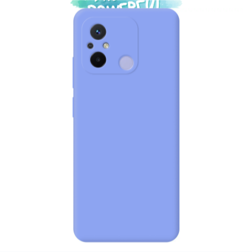 Xiaomi Redmi 12C We are Powerful Light Purple Colored Silicone TPU Θήκη