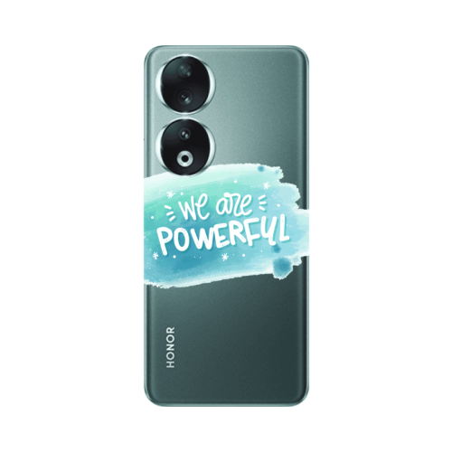Honor 90 5G We are Powerful Transparent Silicone TPU Θήκη