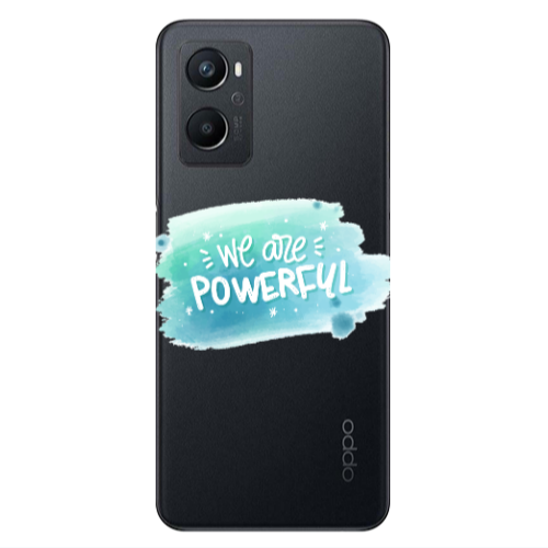 Oppo A 96 We are Powerful Transparent Silicone TPU Θήκη