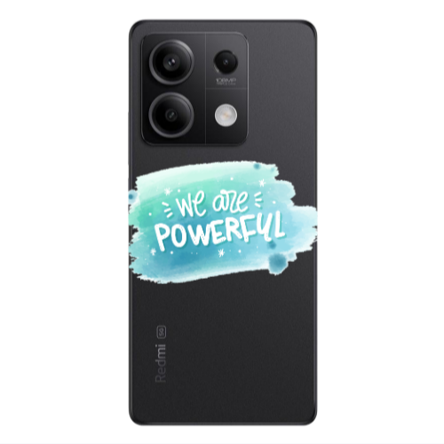 Xiaomi Redmi Note 13 5G We are Powerful Transparent Silicone TPU Θήκη