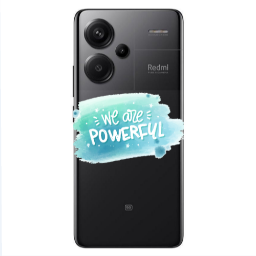 Xiaomi Redmi Note 13 Pro+ 5G  We are Powerful Transparent Silicone TPU Θήκη