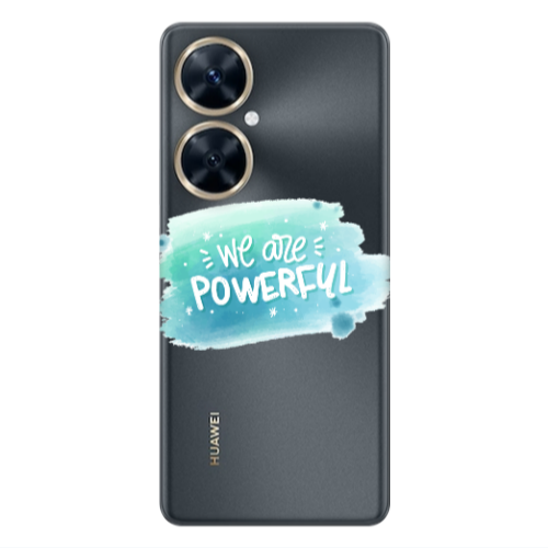 Huawei Nova 11i We are Powerful Transparent Silicone TPU Θήκη