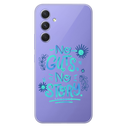 Samsung A56 No guts no story Transparent Silicone TPU Θήκη