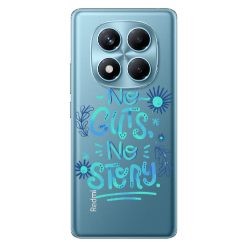 Xiaomi Redmi Note 14 Pro No guts no story Transparent Silicone TPU Θήκη