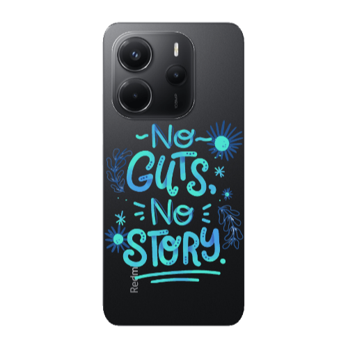 Xiaomi Redmi Note 14 No guts no story Transparent Silicone TPU Θήκη