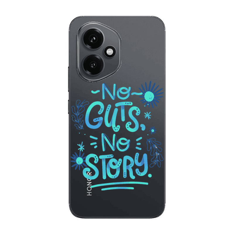 Honor Magic 400 No guts no story Transparent Silicone TPU Θήκη