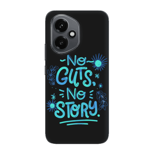 Honor Magic 400 No guts no story Black Colored Silicone TPU Θήκη